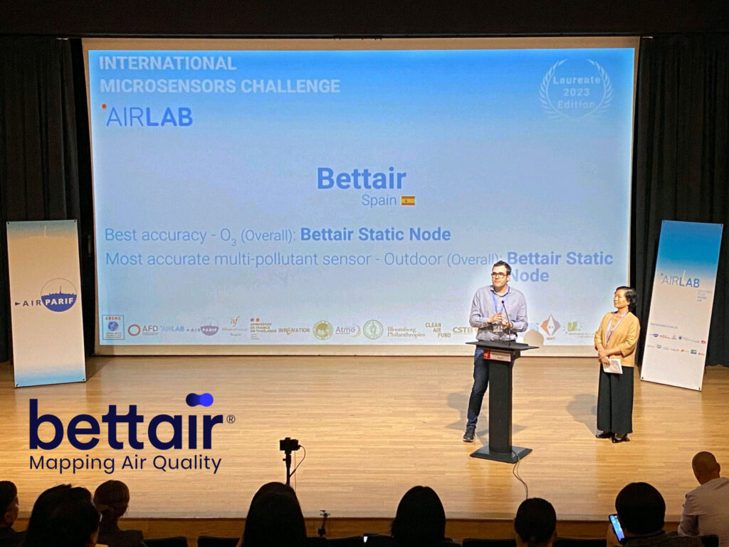 Josep Perelló, CEO de Bettair, en la entrega de premios en Bangkok (Tailandia)